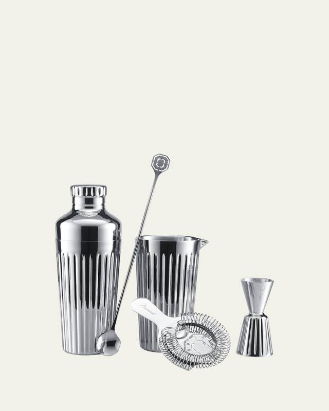 Harmonie Stainless Steel 4-Piece Bar Accessories Set